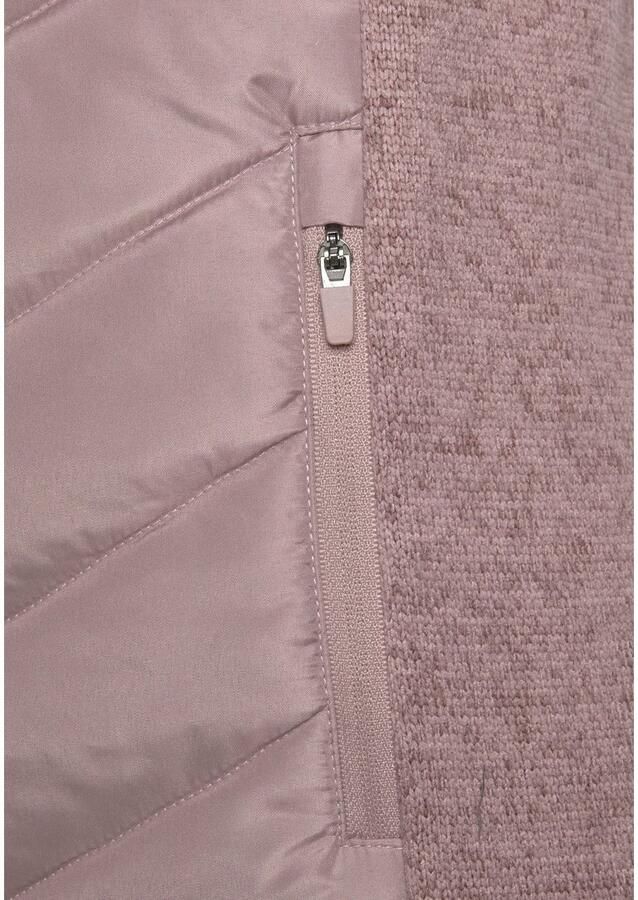 Vivance Gewatteerde jas met tricot-fleece-mouwen