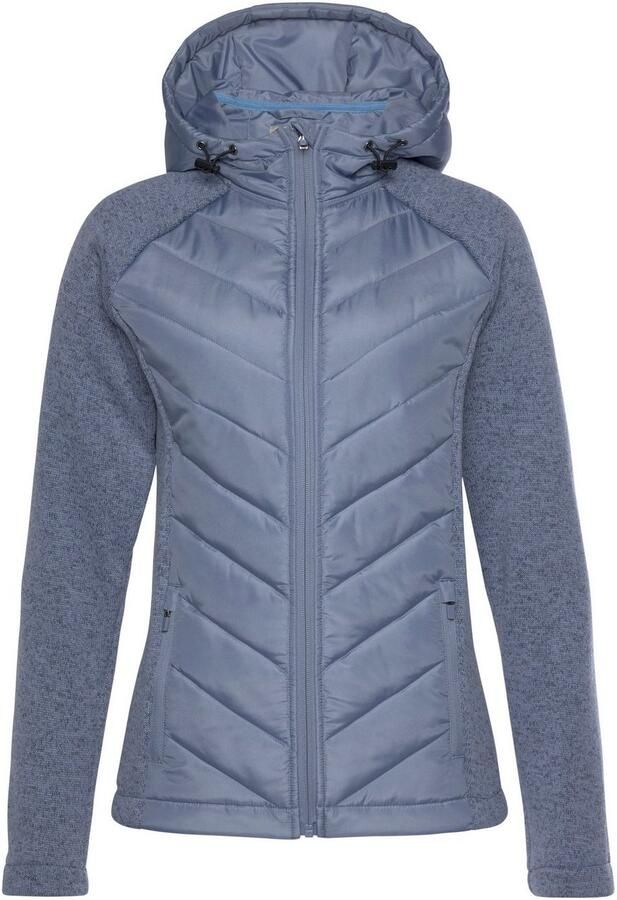 Vivance Gewatteerde jas met tricot-fleece-mouwen - Foto 4