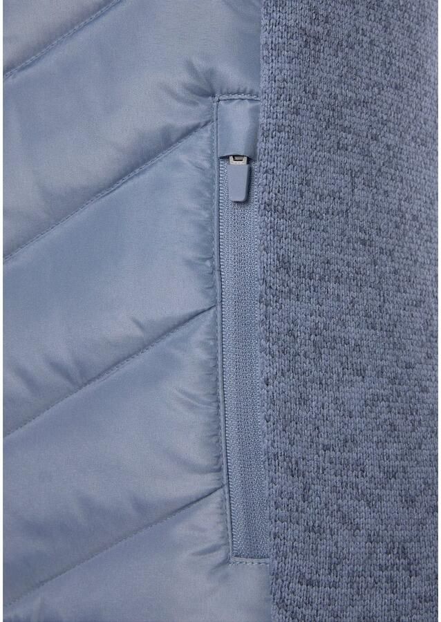 Vivance Gewatteerde jas met tricot-fleece-mouwen - Foto 3