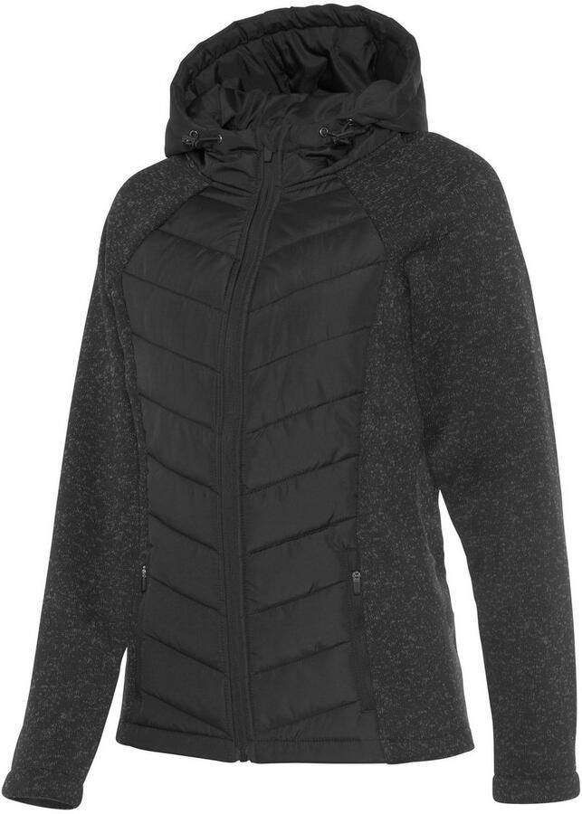 Vivance Gewatteerde jas met tricot-fleece-mouwen - Foto 2