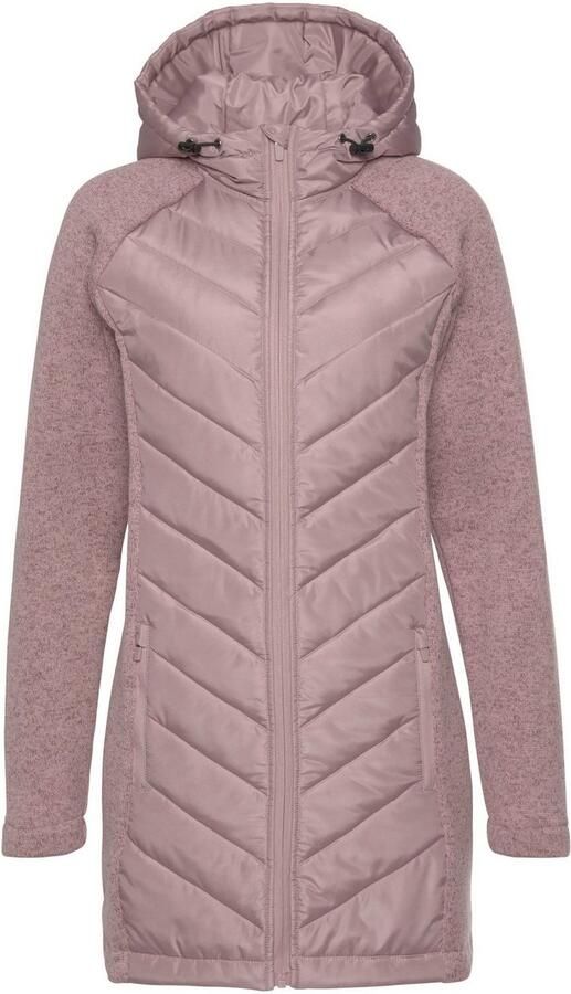 Vivance Gewatteerde jas met tricot-fleece-mouwen - Foto 3