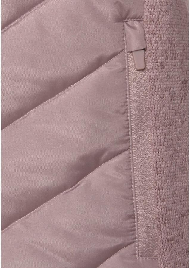 Vivance Gewatteerde jas met tricot-fleece-mouwen