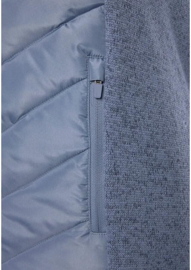 Vivance Gewatteerde jas met tricot-fleece-mouwen