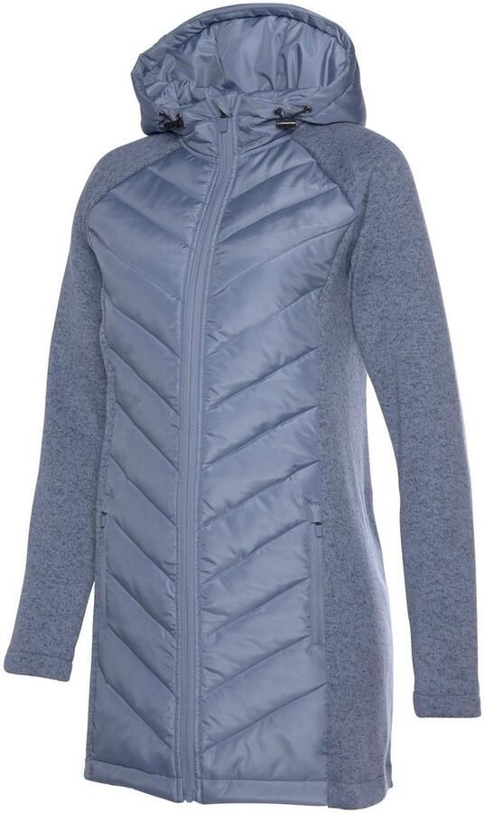 Vivance Gewatteerde jas met tricot-fleece-mouwen - Foto 4