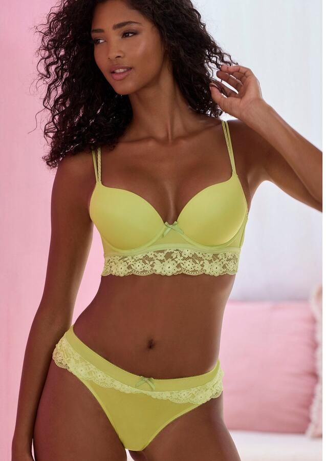 Vivance Hipster Anisa met bloemige kant en fijne decoratieve strik - Foto 2