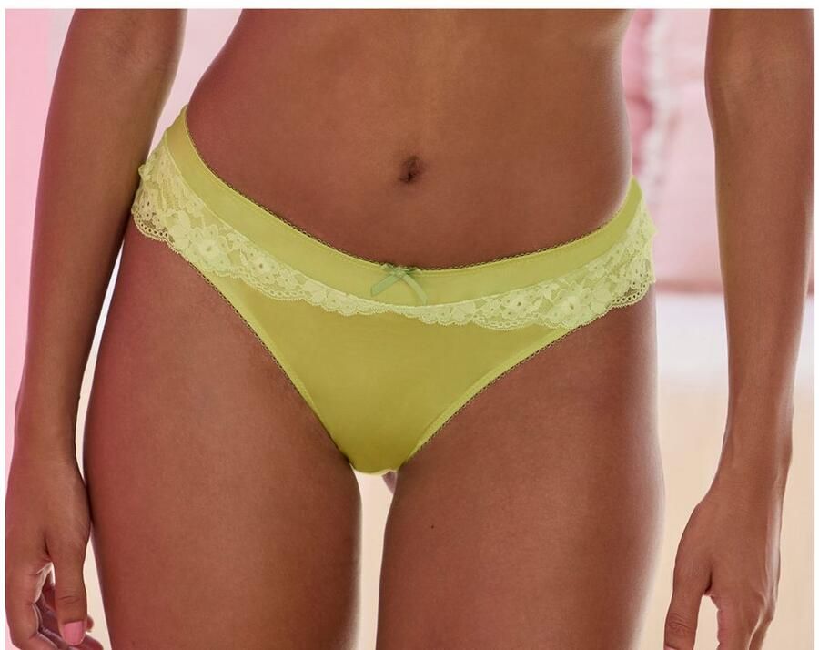 Vivance Hipster Anisa met bloemige kant en fijne decoratieve strik