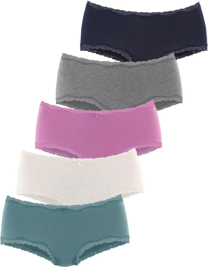 Vivance Hipster van elastisch katoen (Set van 5) - Foto 5