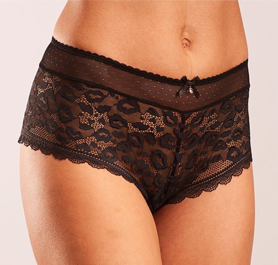 Vivance Hipster van kant in leo-look en zacht mesh-materiaal - Foto 4