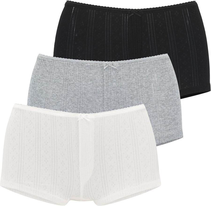 Vivance Hipster van zacht pointelle-breisel (Set van 3) - Foto 6