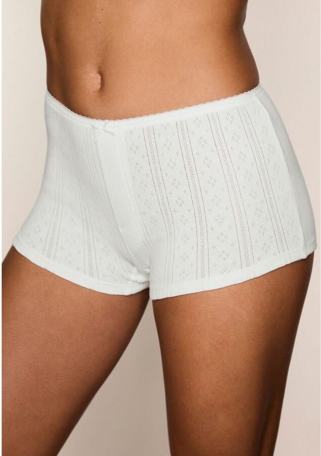 Vivance Hipster van zacht pointelle-breisel (Set van 3)