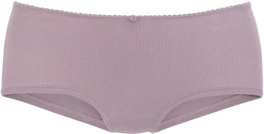 Vivance Hipster van zachte en elastische ribstof met delicate roosjes vooraan (3 stuks) - Foto 4