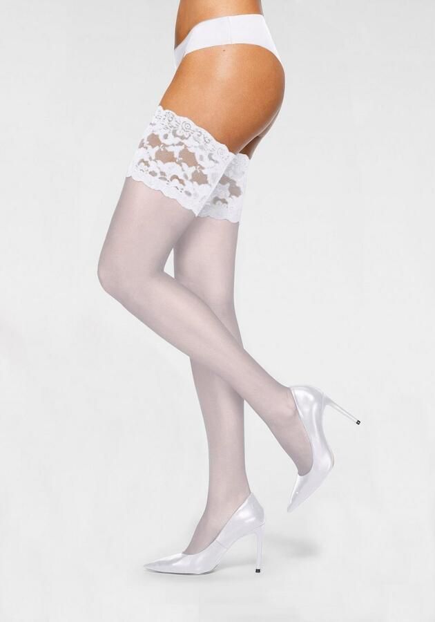 Vivance Hold-up kousen met brede kantband (2 paar) - Foto 5