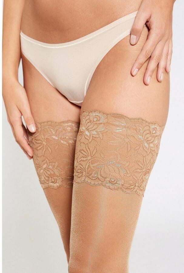 Vivance Hold-up kousen met brede kantband (2 paar) - Foto 6