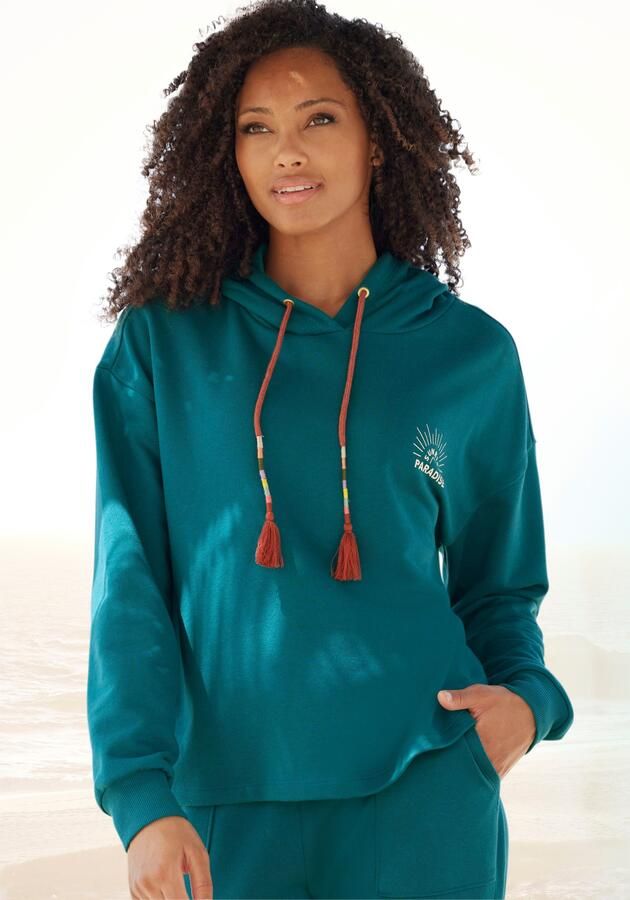 Vivance Hoodie Capuchonsweatshirt met print loungewear - Foto 6