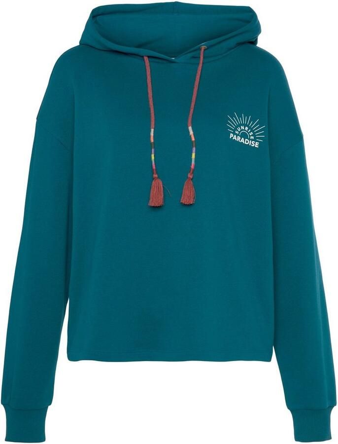 Vivance Hoodie Capuchonsweatshirt met print loungewear