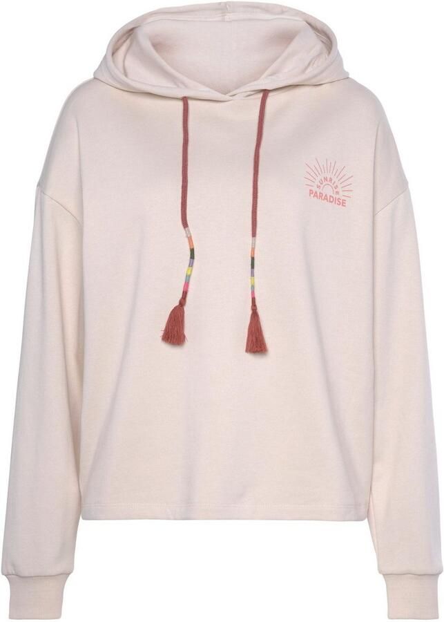 Vivance Hoodie Capuchonsweatshirt met print loungewear