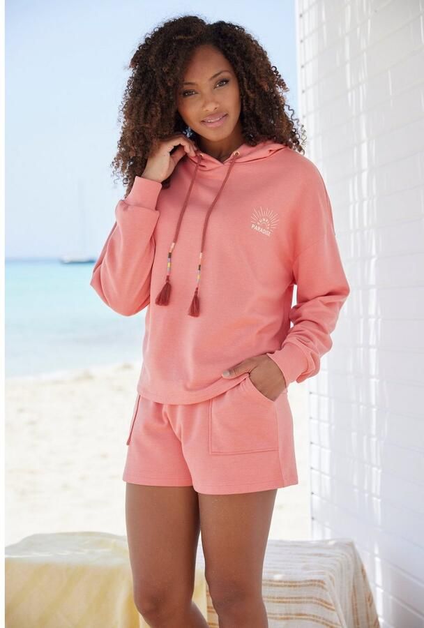 Vivance Hoodie Capuchonsweatshirt met print loungewear - Foto 5