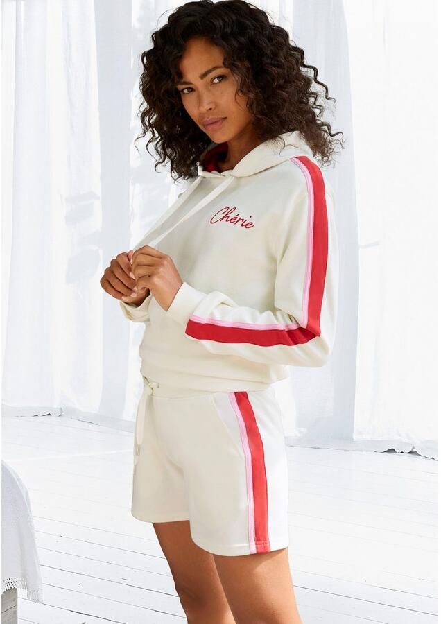 Vivance Hoodie met contrasterende accentueringen loungeanzug (1-delig) - Foto 3