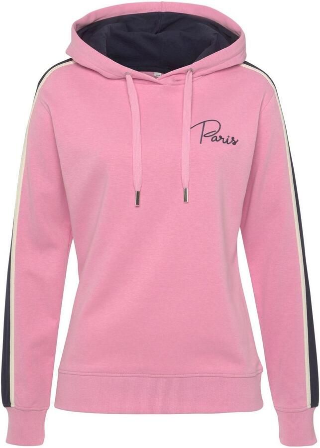 Vivance Hoodie met contrasterende accentueringen loungeanzug (1-delig) - Foto 2