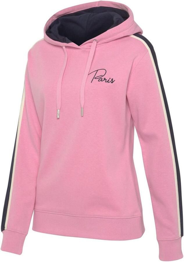 Vivance Hoodie met contrasterende accentueringen loungeanzug (1-delig) - Foto 6