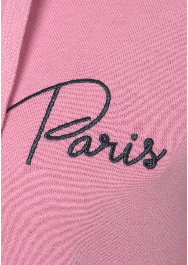 Vivance Hoodie met contrasterende accentueringen loungeanzug (1-delig) - Foto 4