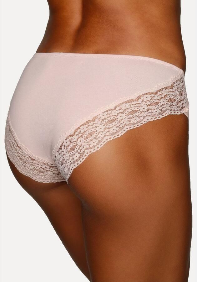 Vivance Jazz-hipsters van elastische katoen met florale kant (3 stuks) - Foto 3