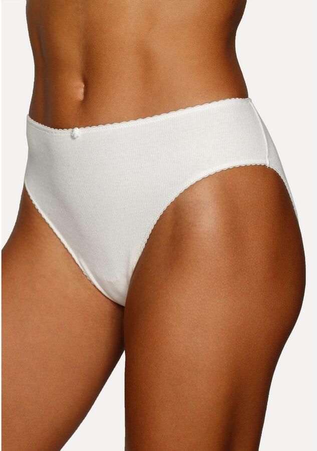 Vivance Jazz-hipsters van zachte en elastische ribstof met delicate roosjes vooraan (3 stuks) - Foto 4