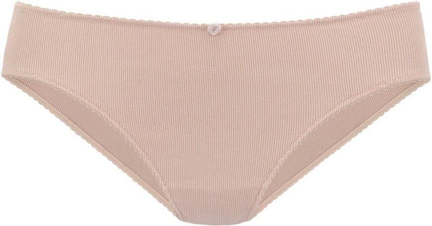 Vivance Jazz-hipsters van zachte en elastische ribstof met delicate roosjes vooraan (3 stuks) - Foto 5