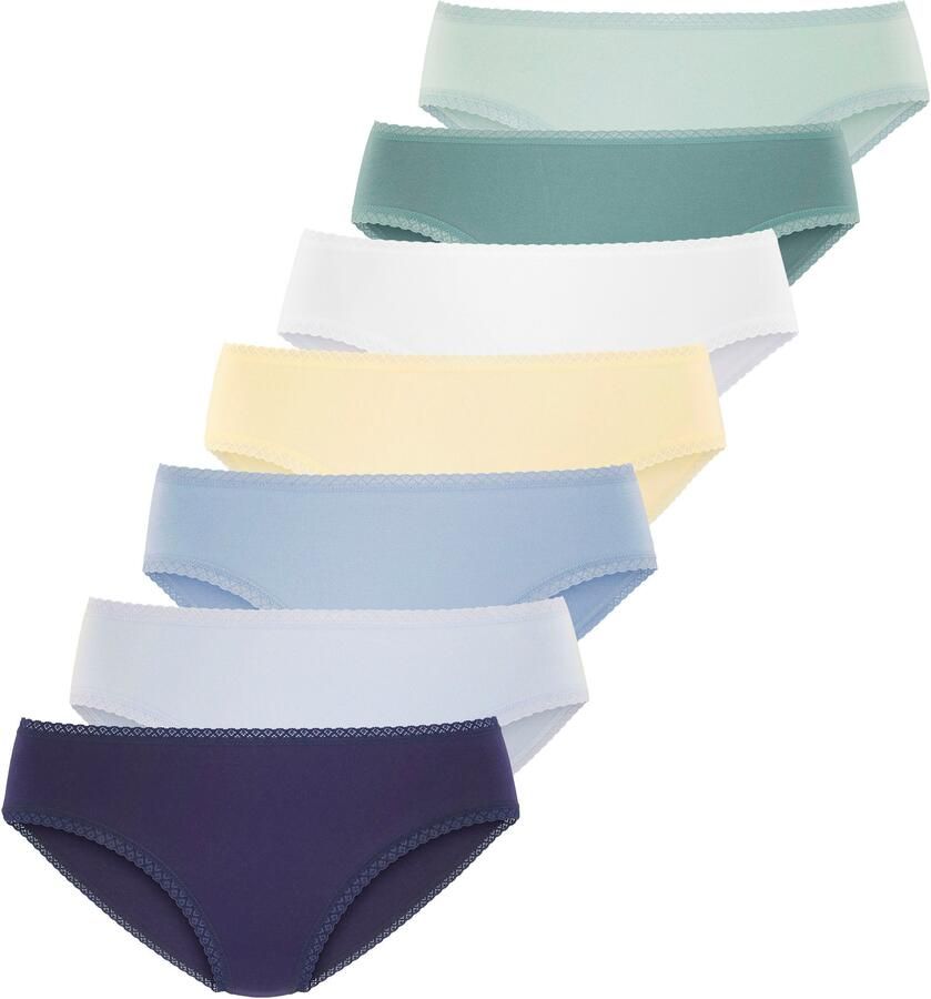 Vivance Jazzpants van zachte katoenkwaliteit met fijne kantafwerking (7 stuks in set) - Foto 7