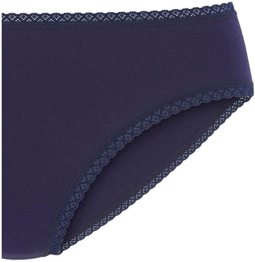 Vivance Jazzpants van zachte katoenkwaliteit met fijne kantafwerking (7 stuks in set)