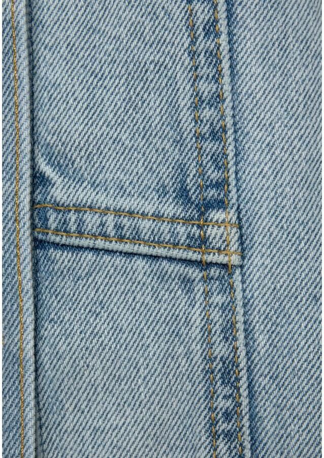 Vivance Jeansjack met pofmouwen en knopen decoratieve zakken denim - Foto 3