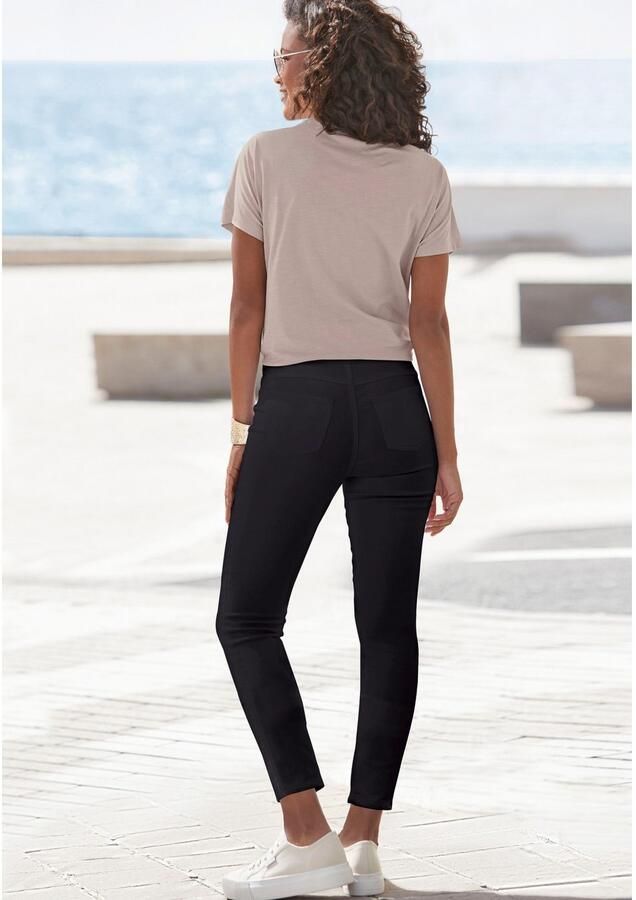 Vivance Jeggings met ritsdetails elastische skinny jeans basic - Foto 3