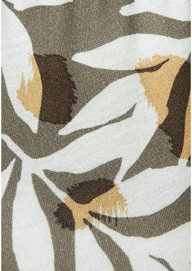 Vivance Jerseybroek met alloverdruk lichte zomerbroek met zakken strandbroek - Foto 5