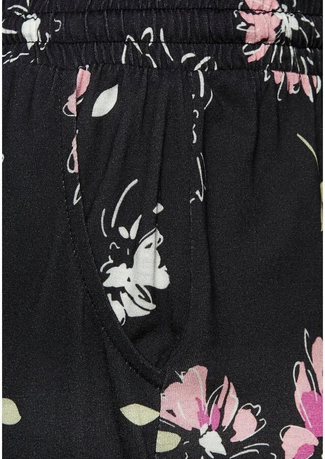 Vivance Jerseybroek met grote bloe print instapbroek van jersey - Foto 2