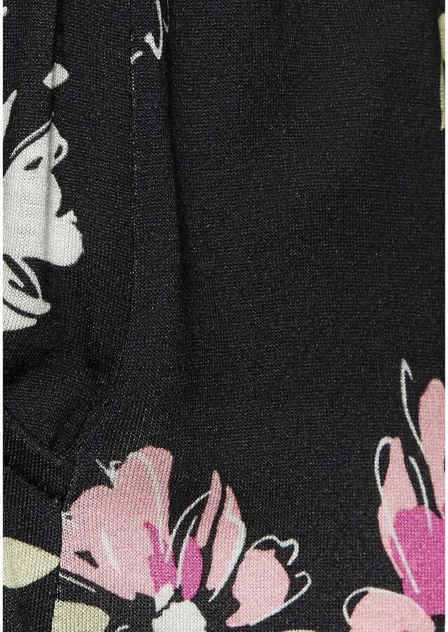 Vivance Jerseybroek met grote bloe print instapbroek van jersey - Foto 3