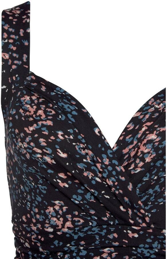 Vivance Jerseyjurk met all-over print in wikkel-look zomerjurk strandjurk - Foto 3