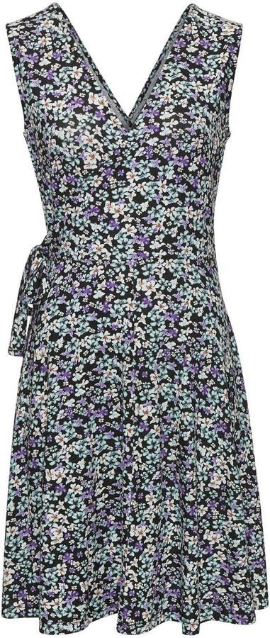 Vivance Jerseyjurk met alloverprint en strikband wikkeljurk zomerjurk - Foto 4