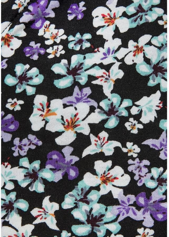 Vivance Jerseyjurk met alloverprint en strikband wikkeljurk zomerjurk