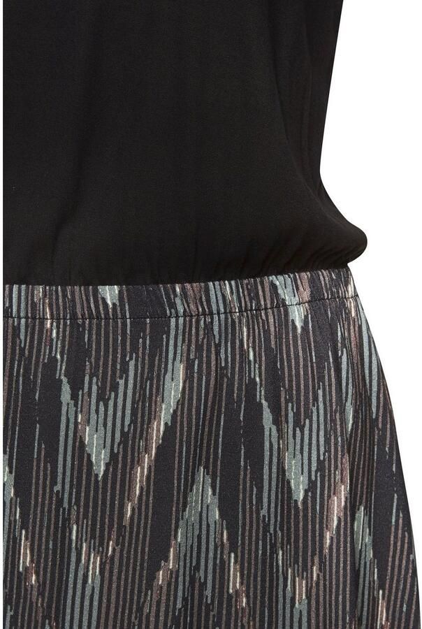 Vivance Jerseyjurk met bedrukt rokdeel kort zomerjurk met elastiek - Foto 3