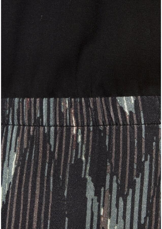 Vivance Jerseyjurk met bedrukt rokdeel kort zomerjurk met elastiek