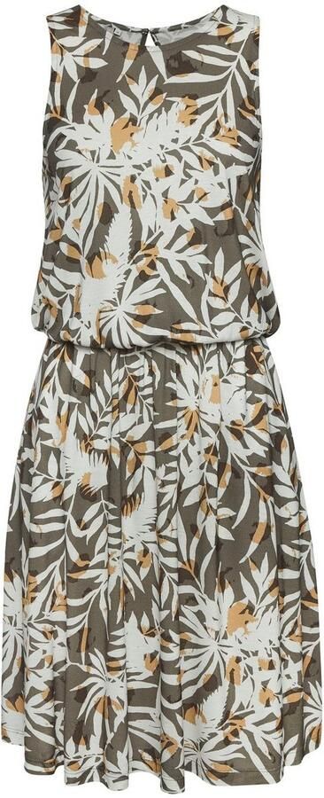 Vivance Jerseyjurk met bladerenprint korte zomerjurk strandjurk - Foto 6