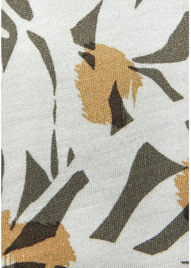 Vivance Jerseyjurk met bladerenprint korte zomerjurk strandjurk - Foto 2