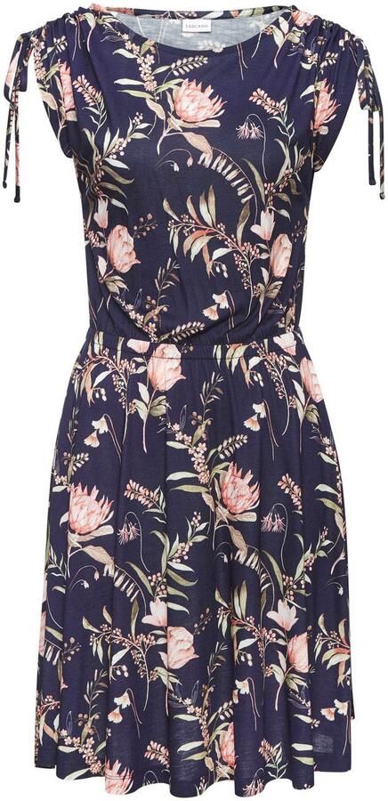 Vivance Jerseyjurk met bloe print losse zomerjurk strandjurk - Foto 6