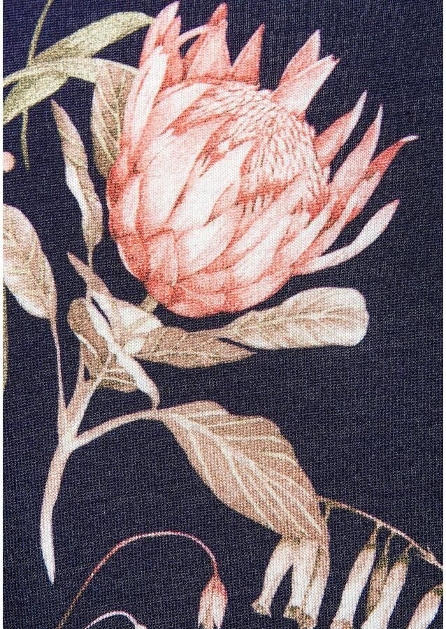 Vivance Jerseyjurk met bloe print losse zomerjurk strandjurk - Foto 2