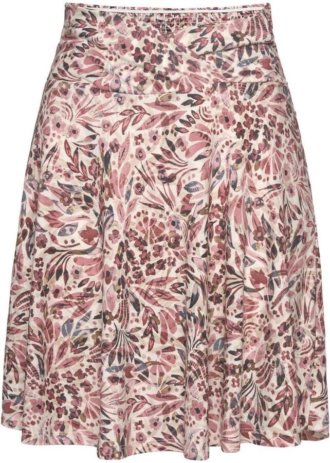 Vivance Jerseyrok met bloemenprint mini rok zomerrok - Foto 10