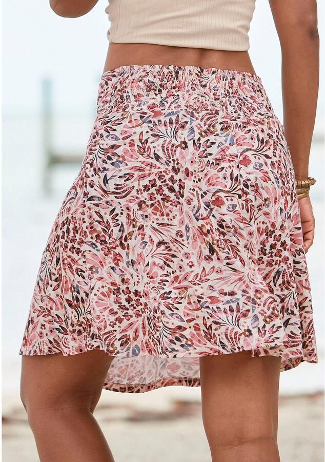 Vivance Jerseyrok met bloemenprint mini rok zomerrok - Foto 5