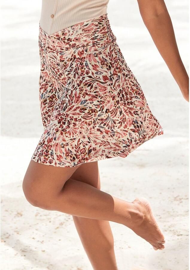 Vivance Jerseyrok met bloemenprint mini rok zomerrok - Foto 4