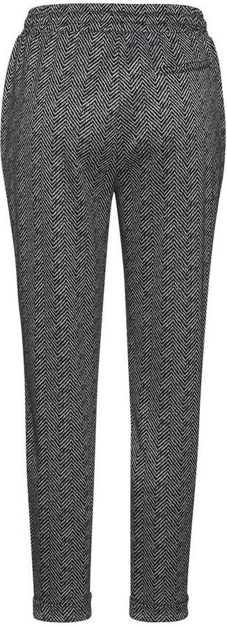 Vivance Joggingbroek met zigzagpatroon instapbroek elastische tailleband smalle pasvorm - Foto 4