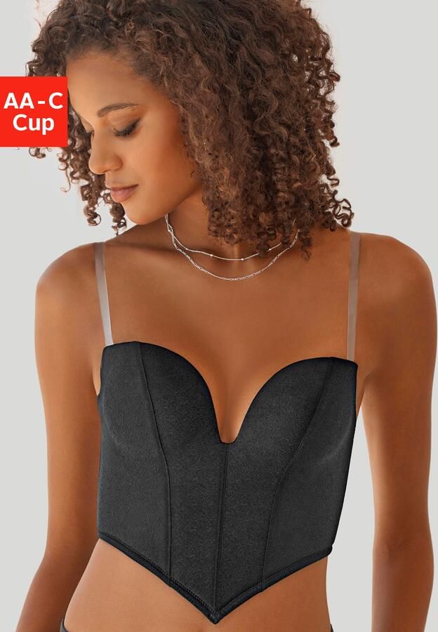 Vivance Lijfje met push-up-kussens en verwisselbare bandjes sexy lingerie - Foto 6