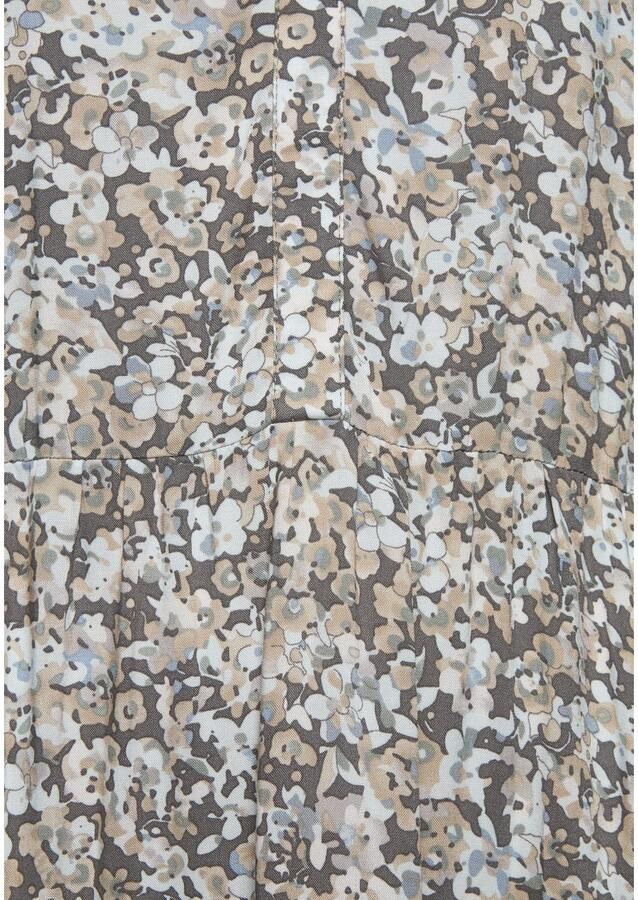 Vivance Maxi-jurk met all-over print en volants lange mouwen jurk met print casual-chic - Foto 2